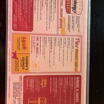 Johnny’s Garage - Menu - New American Near Me - Hanahan, South Carolina Johnny’s Garage - Menu - New American Near Me - Hanahan, South Carolina
