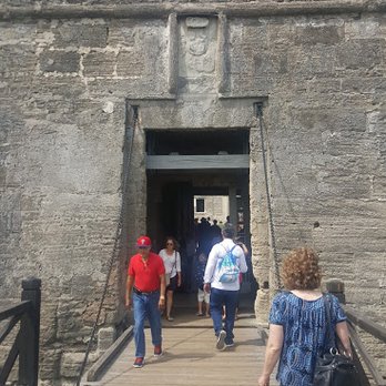 Castillo de San Marcos - The front of the fort; the drawbridge. - Landmarks & Historical Buildings Near Me - Saint Augustine, Florida Castillo de San Marcos - The front of the fort; the drawbridge. - Landmarks & Historical Buildings Near Me - Saint Augustine, Florida