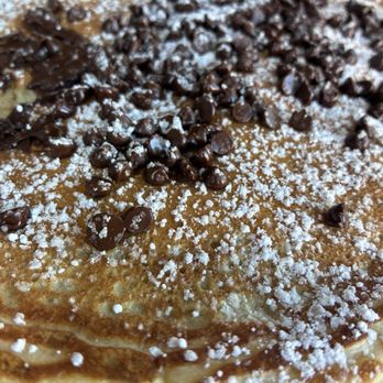 Comfort & Floyd - Buttermilk Pancakes with chocolate chips - Breakfast & Brunch Near Me - Philadelphia, Pennsylvania Comfort & Floyd - Buttermilk Pancakes with chocolate chips - Breakfast & Brunch Near Me - Philadelphia, Pennsylvania
