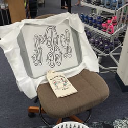Moore's - Embroidered monograms!
