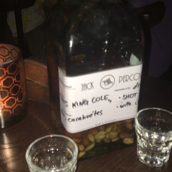 Jack Percoca - Nuts King Cole- infusion made by Luca, the owner. Rum infused with peanuts. - Cocktail Bars Near Me - Madrid, M