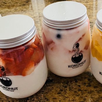 KOKONUT - Coconut with Taro, read bean and Milk, strawberry, and mango. Really cool,healthy and yummy. Will order again definitely. Thanks - Ice Cream & Frozen Yogurt Near Me - Costa Mesa, California KOKONUT - Coconut with Taro, read bean and Milk, strawberry, and mango. Really cool,healthy and yummy. Will order again definitely. Thanks - Ice Cream & Frozen Yogurt Near Me - Costa Mesa, California