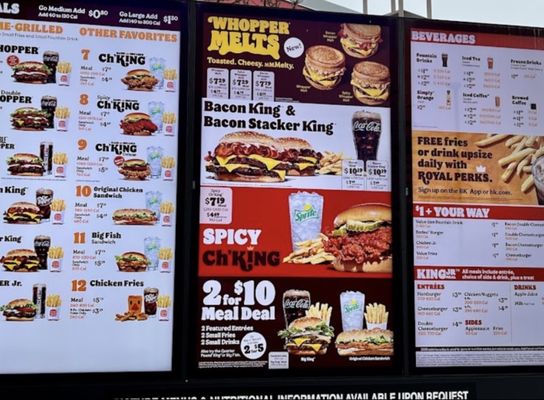Menu photo 1 Burger King Springdale, AR