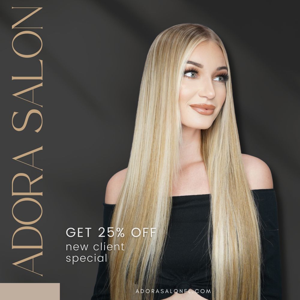 ADORA SALON Updated September 2024 Request an Appointment 2501 N