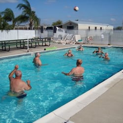First Colony RV MH & RV Park - Pool Volleyball