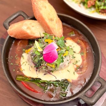 GIWA - Dinner Menu: Cheese Stuffed Hamburg Steak -- IG: @phuoodwithvicks - Breakfast & Brunch Near Me - Santa Clara, California