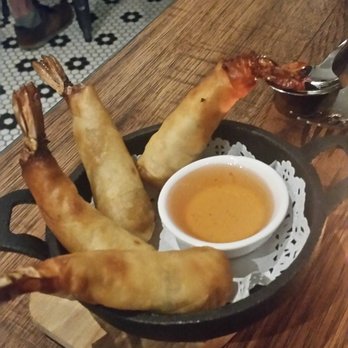 Nourish - Shrimp blankets: really yummy and crisp! The sauce that comes with it is great. - Thai Near Me - Brooklyn, New York Nourish - Shrimp blankets: really yummy and crisp! The sauce that comes with it is great. - Thai Near Me - Brooklyn, New York