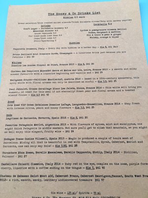 Menu photo 6 Honey & Co. London, XGL