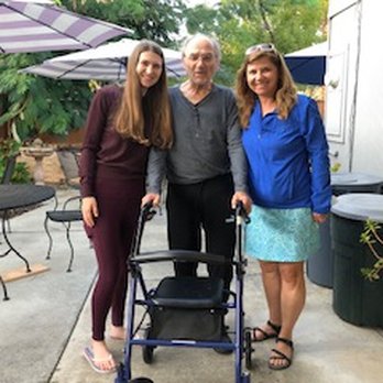 Amour Senior Care Services - My much loved father enjoying his new care home with me and my daughter. - Assisted Living Facilities Near Me - Sunnyvale , California Amour Senior Care Services - My much loved father enjoying his new care home with me and my daughter. - Assisted Living Facilities Near Me - Sunnyvale , California