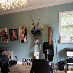 Frank Anthony Salon Be - This room is where we begin with hair color and washing of the services