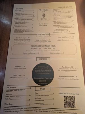 Menu photo 1 Gale Street Inn - Chicago Chicago, IL Menu photo 1 Gale Street Inn - Chicago Chicago, IL