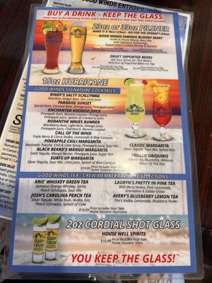 Menu photo 1 Good Winds Seafood and Wine Bar Rodanthe, NC