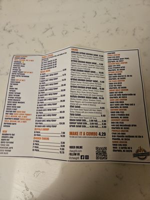 Menu photo 2 Chex Grill & Wings Indian Land, SC