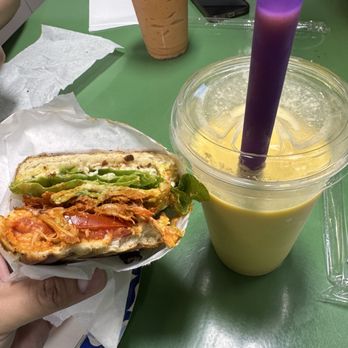 Orange Sunrise - Torta, mango smoothe - Sandwiches Near Me - San Jose, California