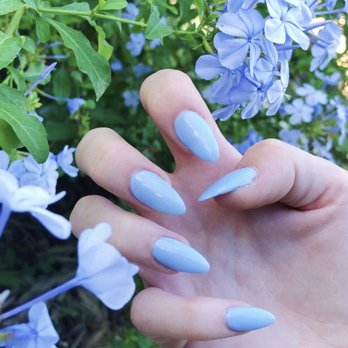 GT Nails And Spa - light blue, almond shape - Nail Salons Near Me - Foothill Ranch, California GT Nails And Spa - light blue, almond shape - Nail Salons Near Me - Foothill Ranch, California