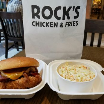 Rock's Chicken & Fries - Yuma sandwich with slaw - American Near Me - Atlanta, Georgia Rock's Chicken & Fries - Yuma sandwich with slaw - American Near Me - Atlanta, Georgia