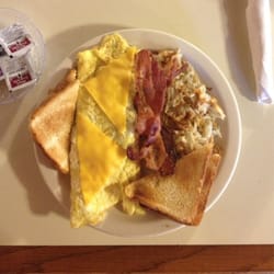 Wink's Dinner Bucket - Western Omelet Platter w/Bacon