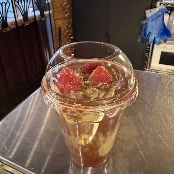 Pasha Mediterranean Grill - Strawberry Dubai Cup - Mediterranean Near Me - Selma, Texas Pasha Mediterranean Grill - Strawberry Dubai Cup - Mediterranean Near Me - Selma, Texas