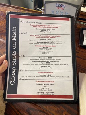 Cheap Shots On Main by null