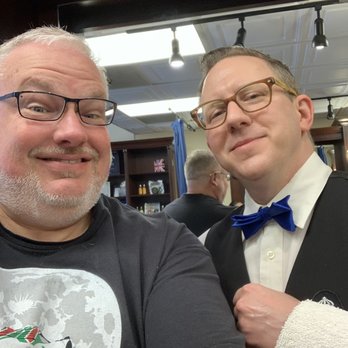 Truefitt & Hill - Joe and I after the wonderful service.  What a gentleman. - Barbers Near Me - Chicago, Illinois