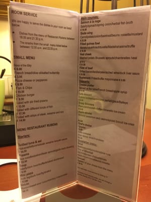 Menu photo 2 Restaurant Rubens Leiden, ZH Menu photo 2 Restaurant Rubens Leiden, ZH