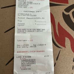 This place uses to be a great value. But $32.91 for a pizza that didn't even measure up for the money. Pulled two hairs out