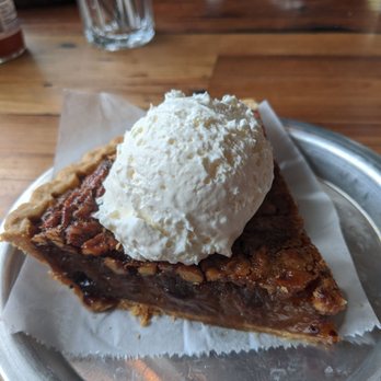 Tumble 22 Chicken Joint - Pecan Pie! Served hot with fresh made whip cream. This is one of the best sweets I've ever had! - Chicken Wings Near Me - Austin, Texas Tumble 22 Chicken Joint - Pecan Pie! Served hot with fresh made whip cream. This is one of the best sweets I've ever had! - Chicken Wings Near Me - Austin, Texas