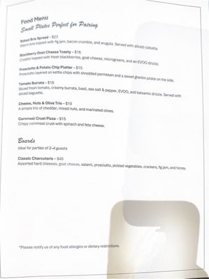 Menu photo 3 Barrel And Bliss El Dorado Hills, CA