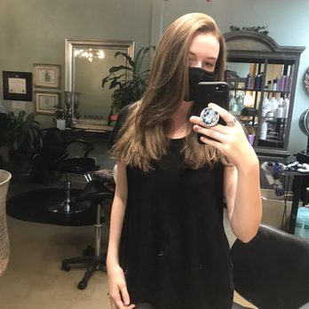 Salon Edera - From damaged copper blonde to healthy Brunette - Hair Salons Near Me - Encinitas, California Salon Edera - From damaged copper blonde to healthy Brunette - Hair Salons Near Me - Encinitas, California