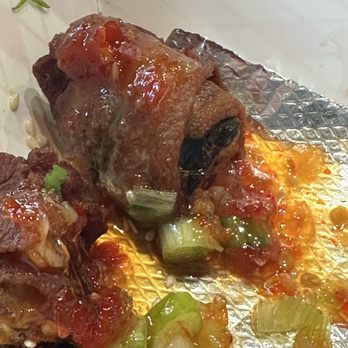 Open Rice Kitchen - Bacon wrapped brussel sprouts - Chinese Near Me - Davis, California