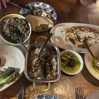 Agora Tysons - Falafel**, Lamb Shoulder, Quinoa Tabbouleh**, Hummus**, Mixed Cheese Plate** - Mediterranean Near Me - Tysons, Virginia