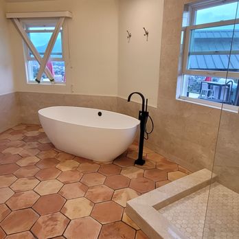 M&R Tile And Remodel - a bathtub and shower - Flooring Near Me - Santa Paula, California M&R Tile And Remodel - a bathtub and shower - Flooring Near Me - Santa Paula, California