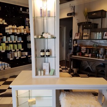 Five Senses Spa, Salon & Barbershop - Our new Aveda experience center, located in the reception area. - Hair Salons Near Me - Peoria, Illinois
