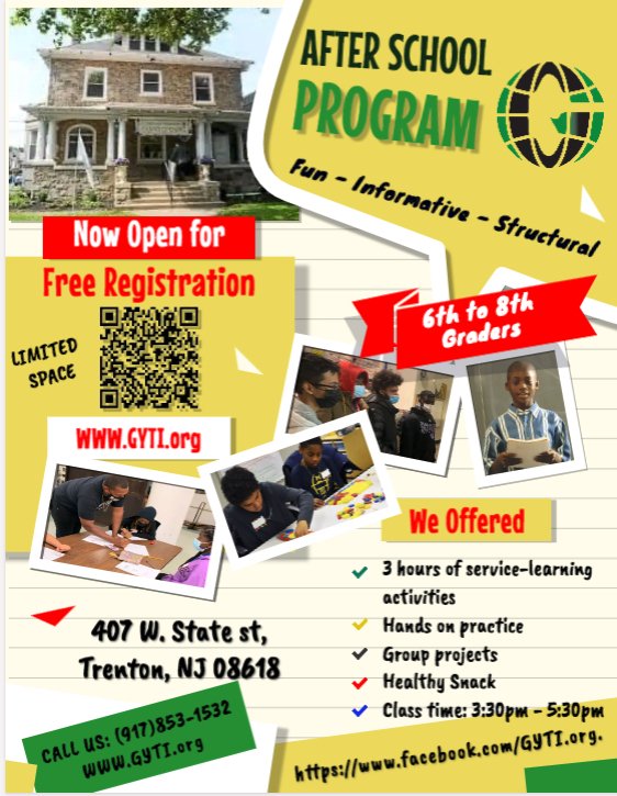 Global Youth Transformation Initiative - social services organization in Trenton, NJ