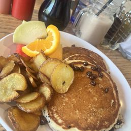 Chocolate chip pancakes Chocolate chip pancakes