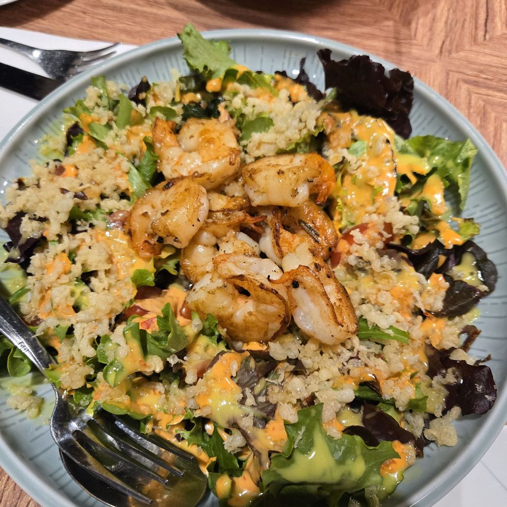 Katsin - Grilled shrimp salad very tasty - Seafood Near Me - Glendale, California