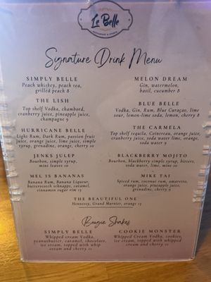 Menu photo 2 Le Belle Jenks, OK Menu photo 2 Le Belle Jenks, OK