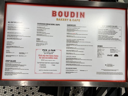 Menu photo 5 Boudin San Francisco, CA Menu photo 5 Boudin San Francisco, CA