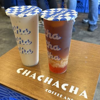 ChaChaCha - Roasted Oolong Milk Tea and Dragon Mango Tea - Desserts Near Me - Fremont, California ChaChaCha - Roasted Oolong Milk Tea and Dragon Mango Tea - Desserts Near Me - Fremont, California