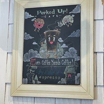 Perked Up! Coffee Cafe - Chalkboard art - Coffee & Tea Near Me - Virginia Beach, Virginia Perked Up! Coffee Cafe - Chalkboard art - Coffee & Tea Near Me - Virginia Beach, Virginia