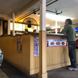C and S Pizza - Order counter!