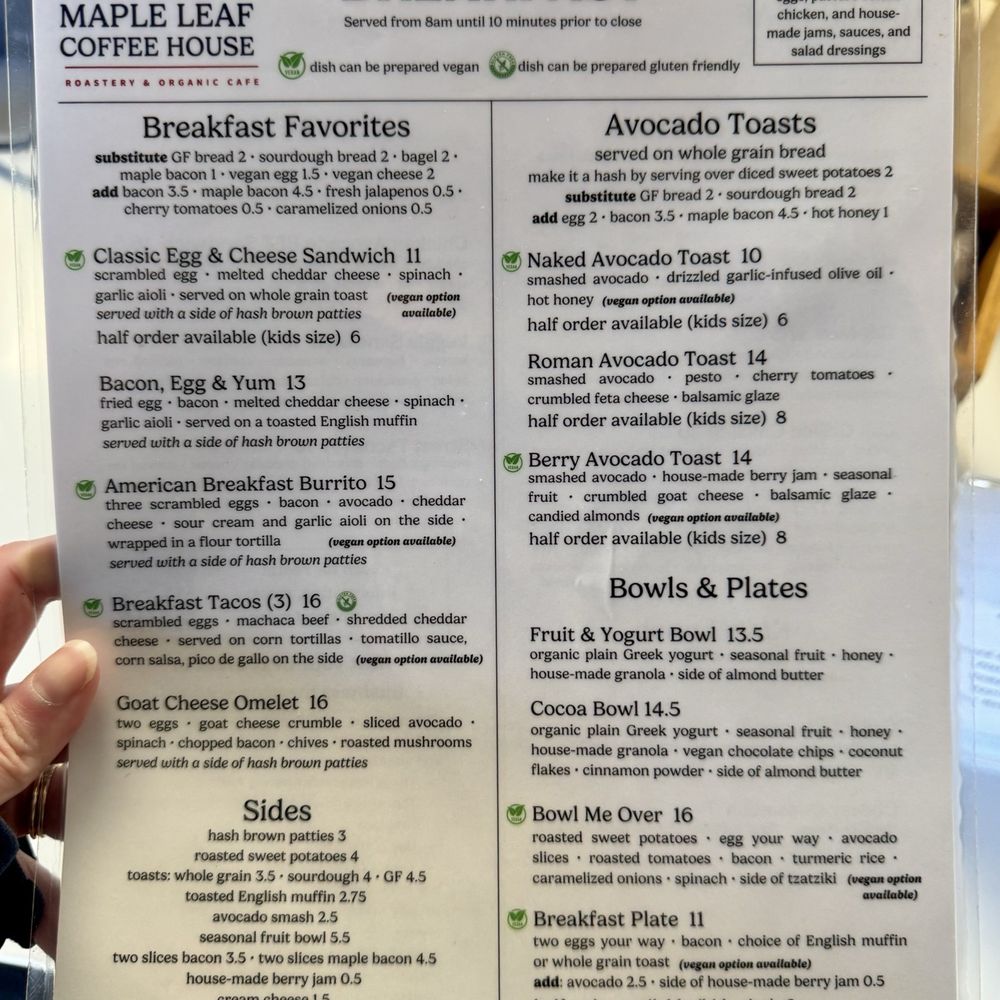 Menu Menu