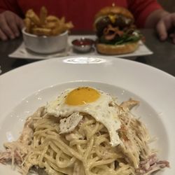 Baxters Landing - Landing Carbonara Triple Bacon Cheeseburger