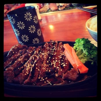 Kiku Sushi - Beef Teriyaki dinner. Char! - Japanese Near Me - Berkeley, California