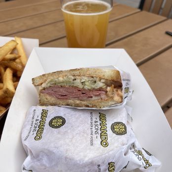 Armando & Sons Butcher Shop - 9/18/25 FYI. Reuben, fries and a pint from Village Well - Meat Shops Near Me - Reno, Nevada