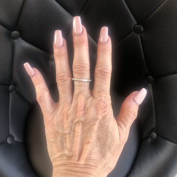 M Nails & Spa - Shape amd thickness matched the example photo I brought. - Nail Salons Near Me - Yucaipa, California M Nails & Spa - Shape amd thickness matched the example photo I brought. - Nail Salons Near Me - Yucaipa, California