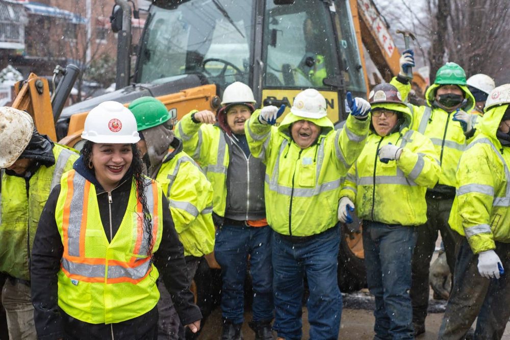 Slide of Balkan Sewer & Water Main