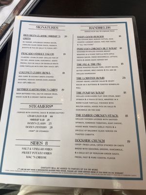Menu photo 2 NC Coast Grill & Bar Kitty Hawk, NC Menu photo 2 NC Coast Grill & Bar Kitty Hawk, NC