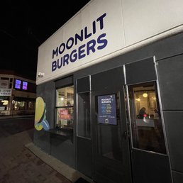 Exterior outside entrance of Moonlit Burgers - Pittsburgh, Pennsylvania Exterior outside entrance of Moonlit Burgers - Pittsburgh, Pennsylvania