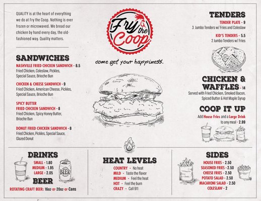 Menu photo 3 Fry the Coop Oak Lawn, IL